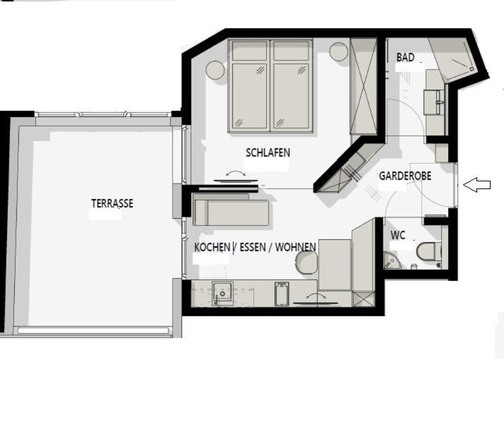 Appartements Aurikel Corso Ischgl Pokoj fotografie