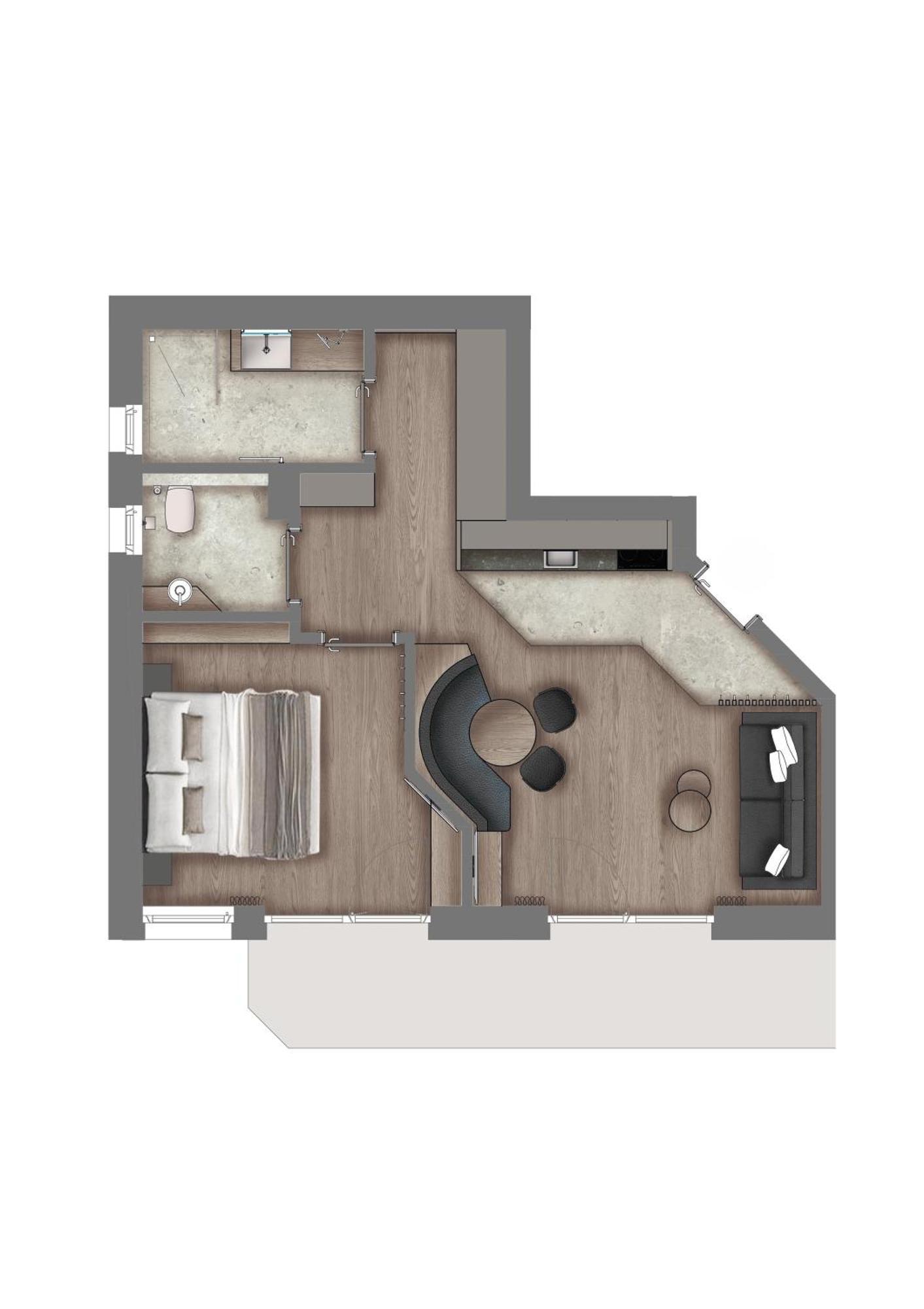 Appartements Aurikel Corso Ischgl Pokoj fotografie